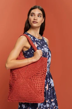 Bolso Shopper Tejido Trenzado Papel^Esprit Discount