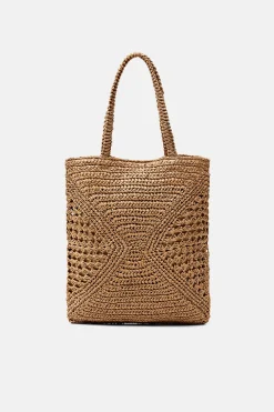 Bolso Shopper Tejido Trenzado Papel^Esprit Discount