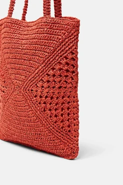 Bolso Shopper Tejido Trenzado Papel^Esprit Discount