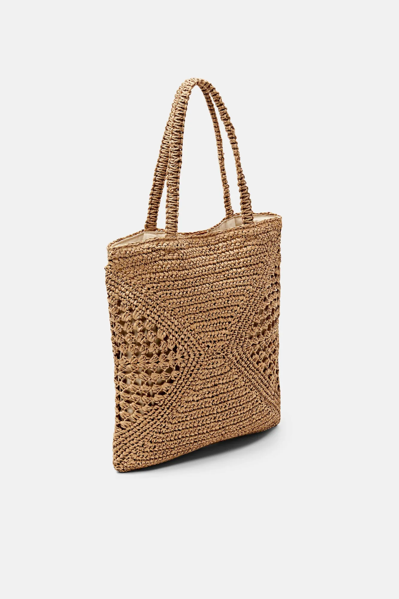 Bolso Shopper Tejido Trenzado Papel^Esprit Discount
