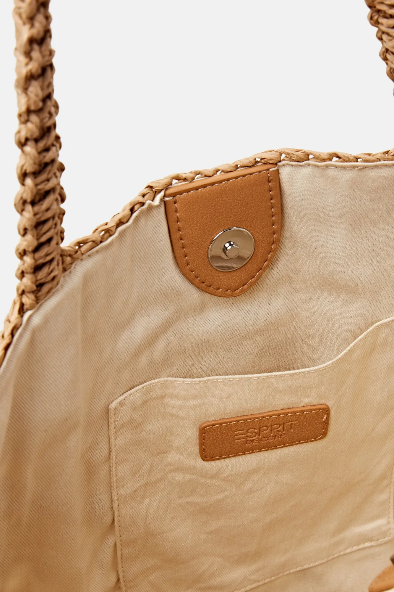 Bolso Shopper Tejido Trenzado Papel^Esprit Discount