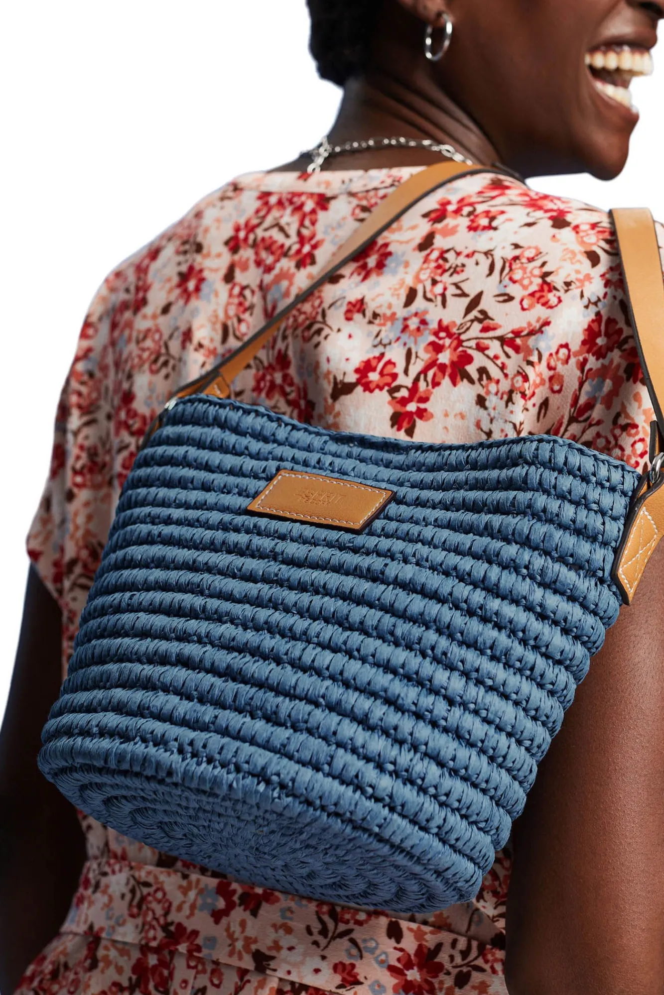 Bolso Shopper Tipo Bucket Papel^Esprit Store