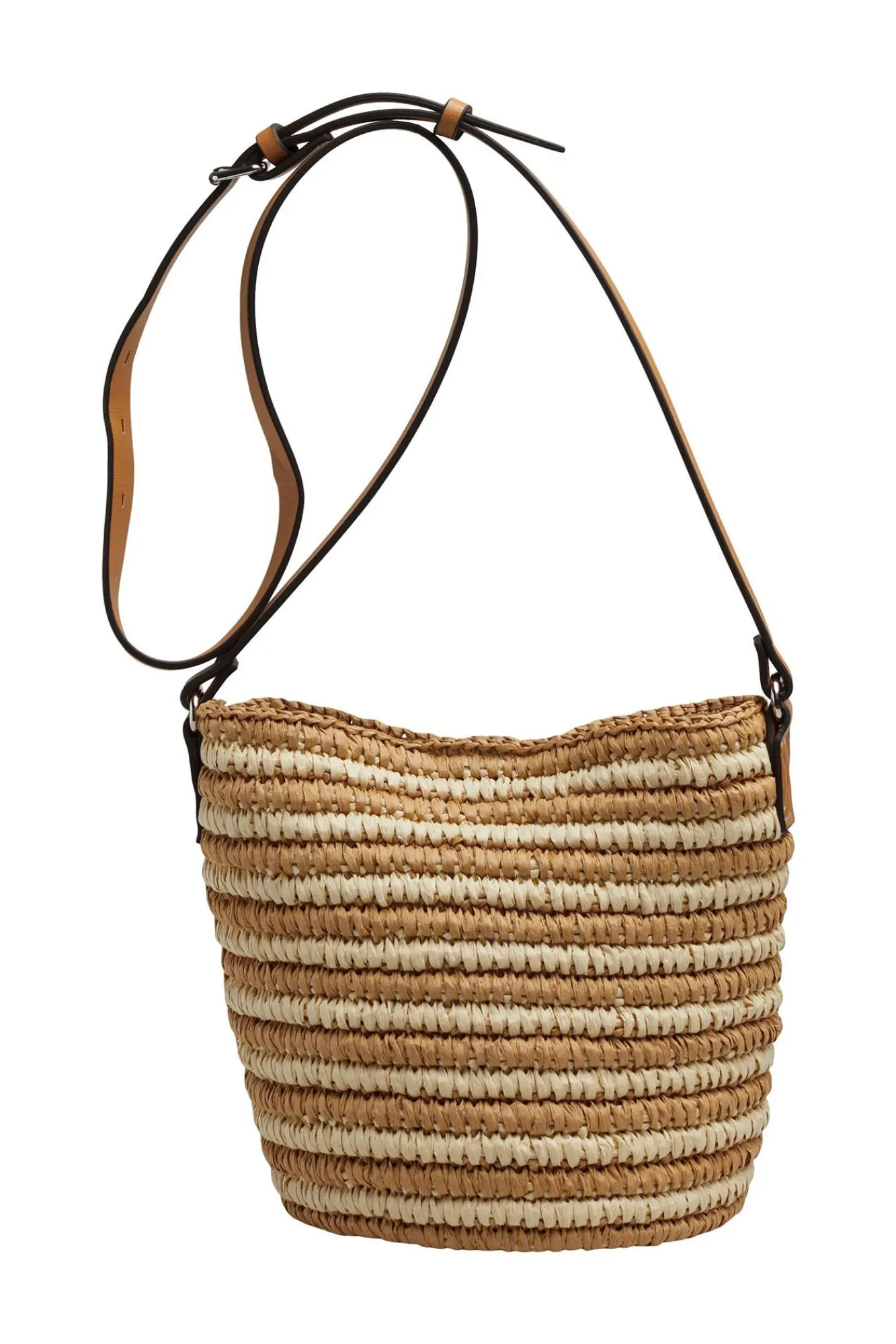 Bolso Shopper Tipo Bucket Papel^Esprit Cheap