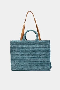 Bolso Tejido Tipo Tote Color Block^Esprit Sale
