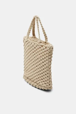 Bolso Tote Crochet Algodon^Esprit Shop