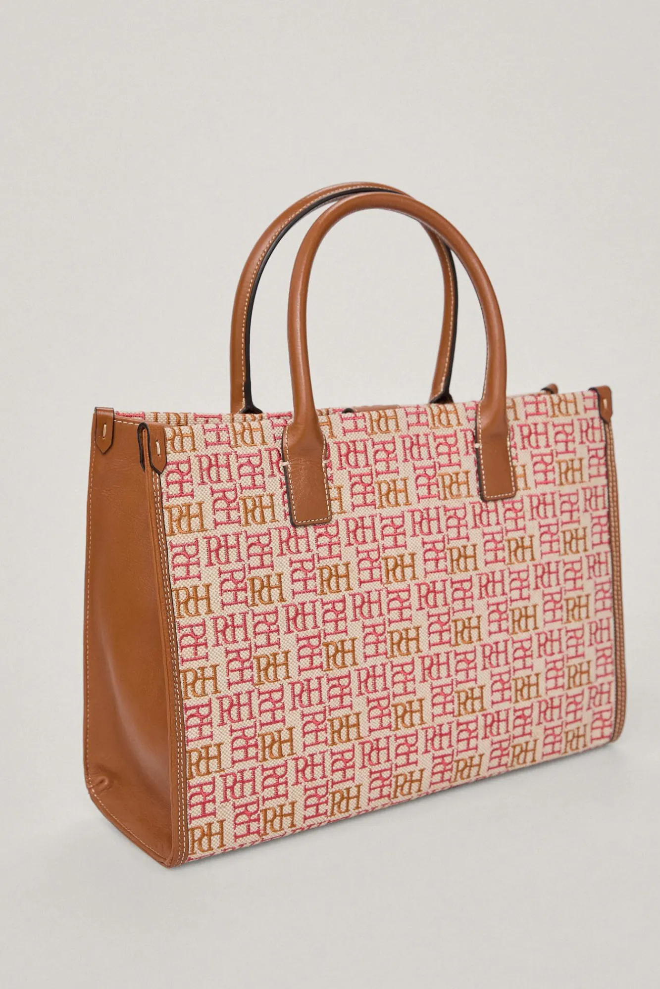Bolso Tote De Canvas Logotipo Bordado Y Piel^Pedro del Hierro Clearance