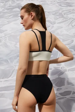 Braguita Alta De Bikini Negra Quick Dry^Dash and Stars Cheap