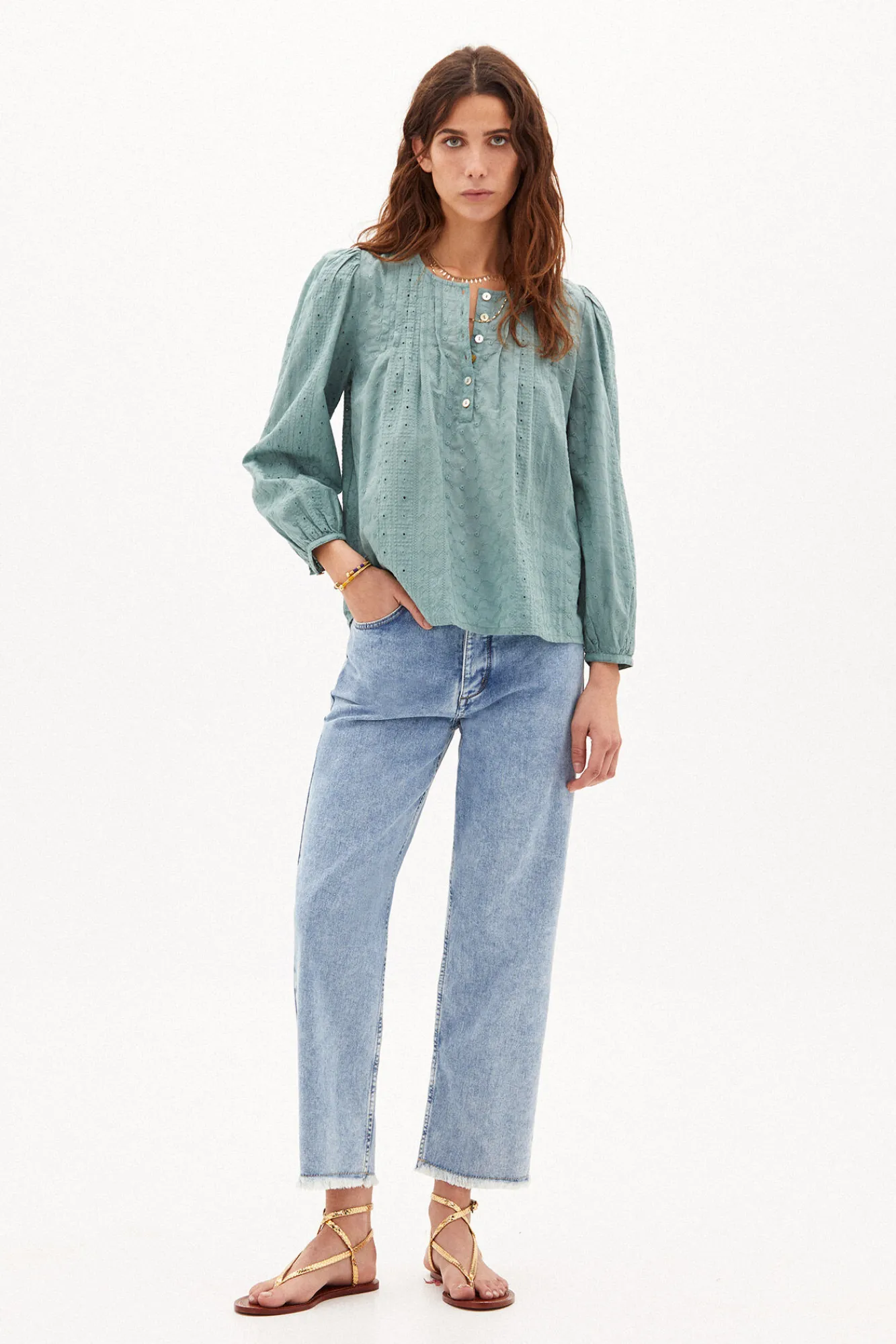 Bruna Camisa Algodon Romantica^Hoss Intropia Cheap