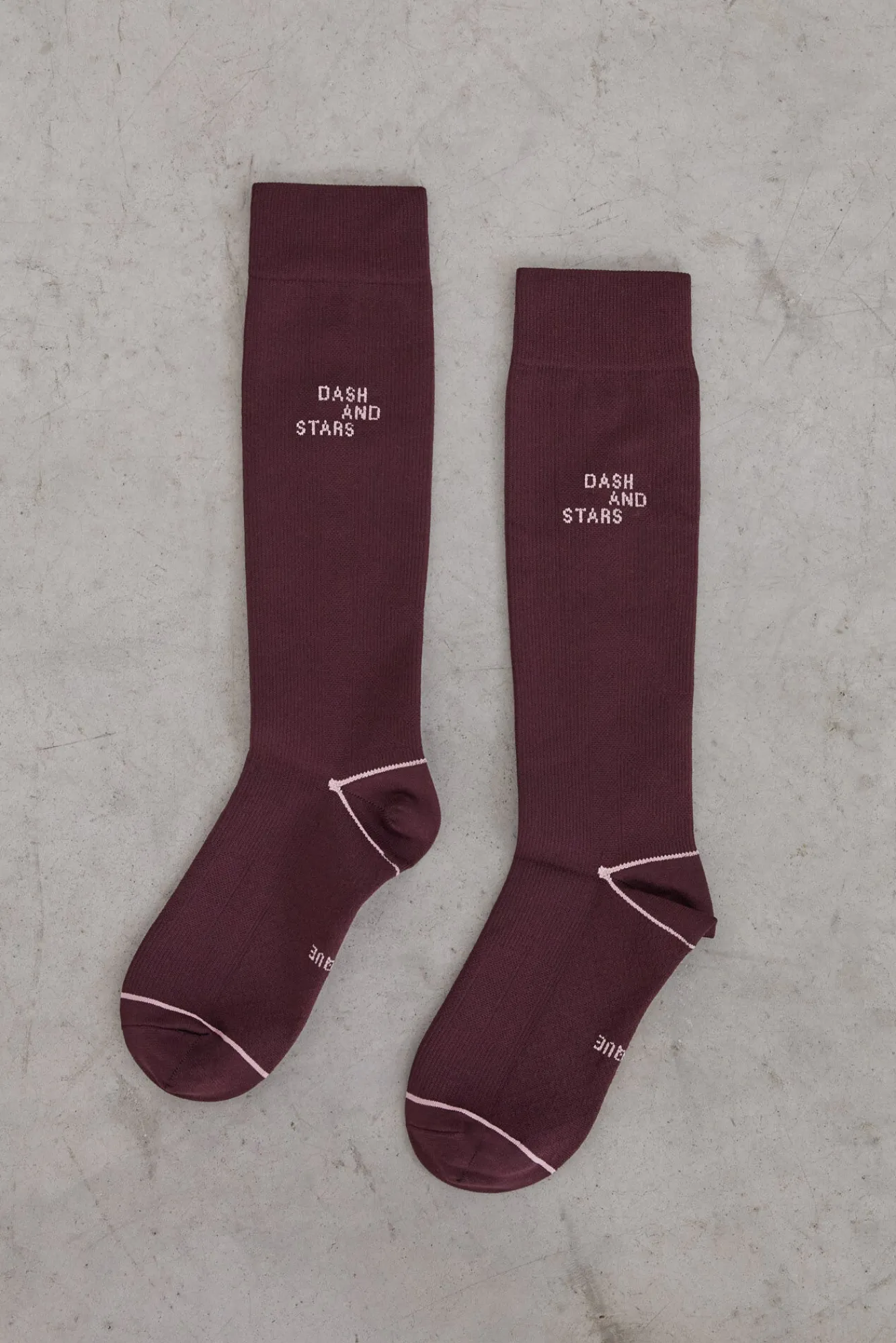 Calcetines Tecnicos Altos Morado^Dash and Stars New
