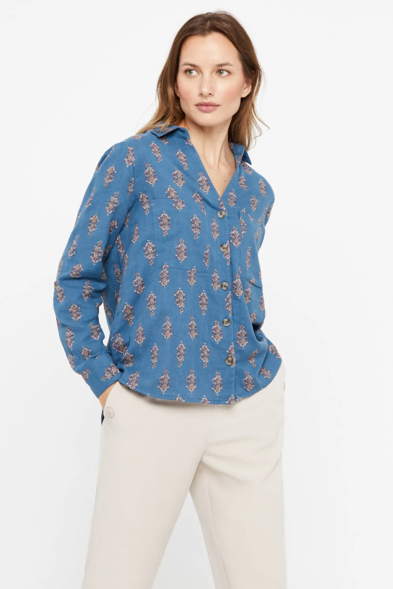 Camisa Algodon Rustico^Cortefiel New