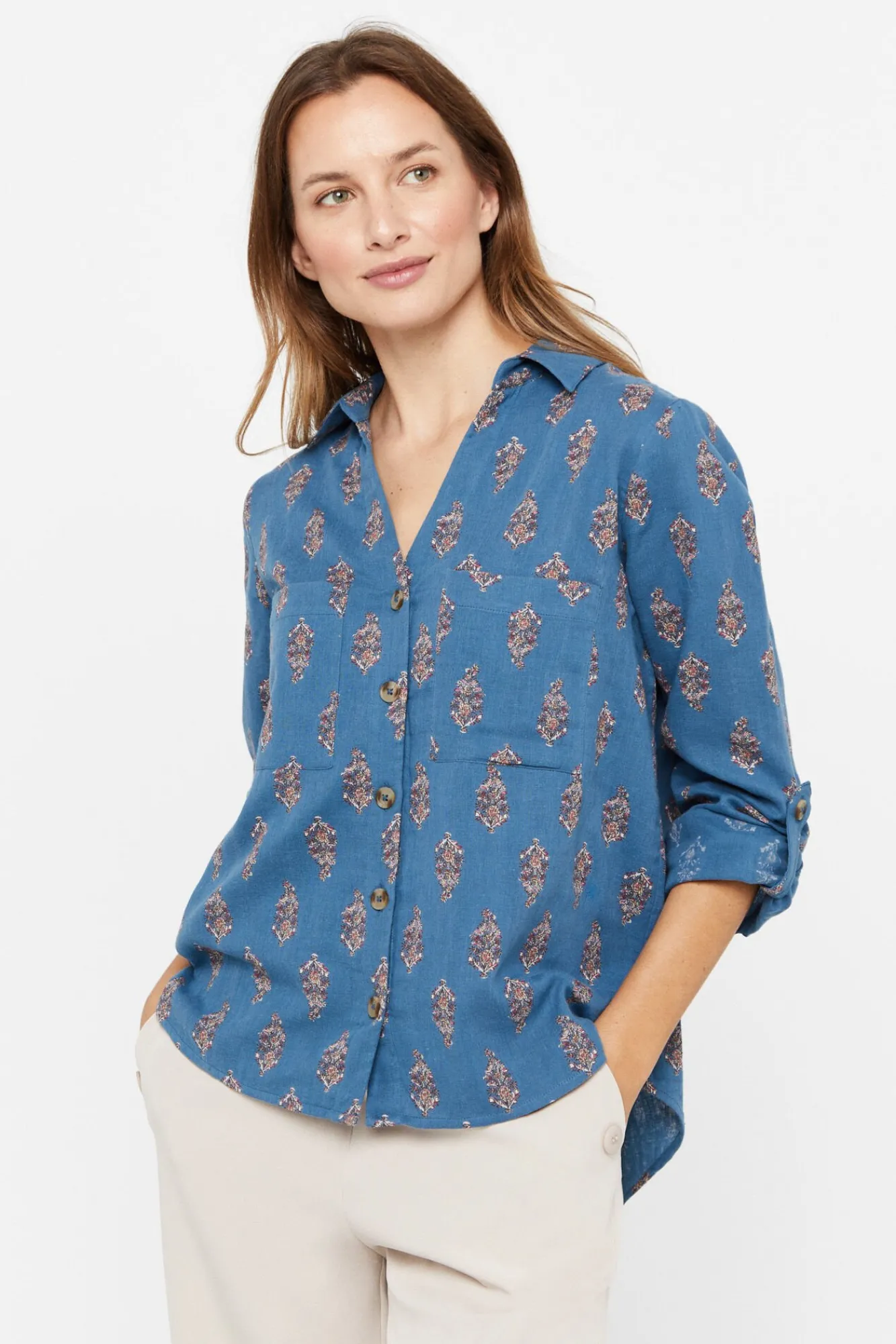 Camisa Algodon Rustico^Cortefiel New