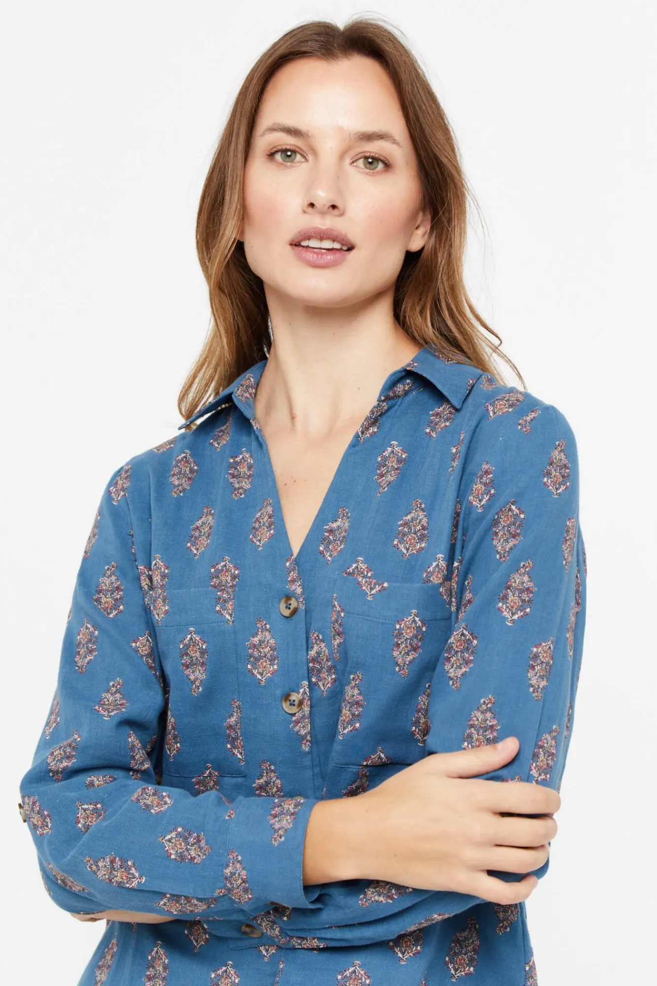 Camisa Algodon Rustico^Cortefiel New