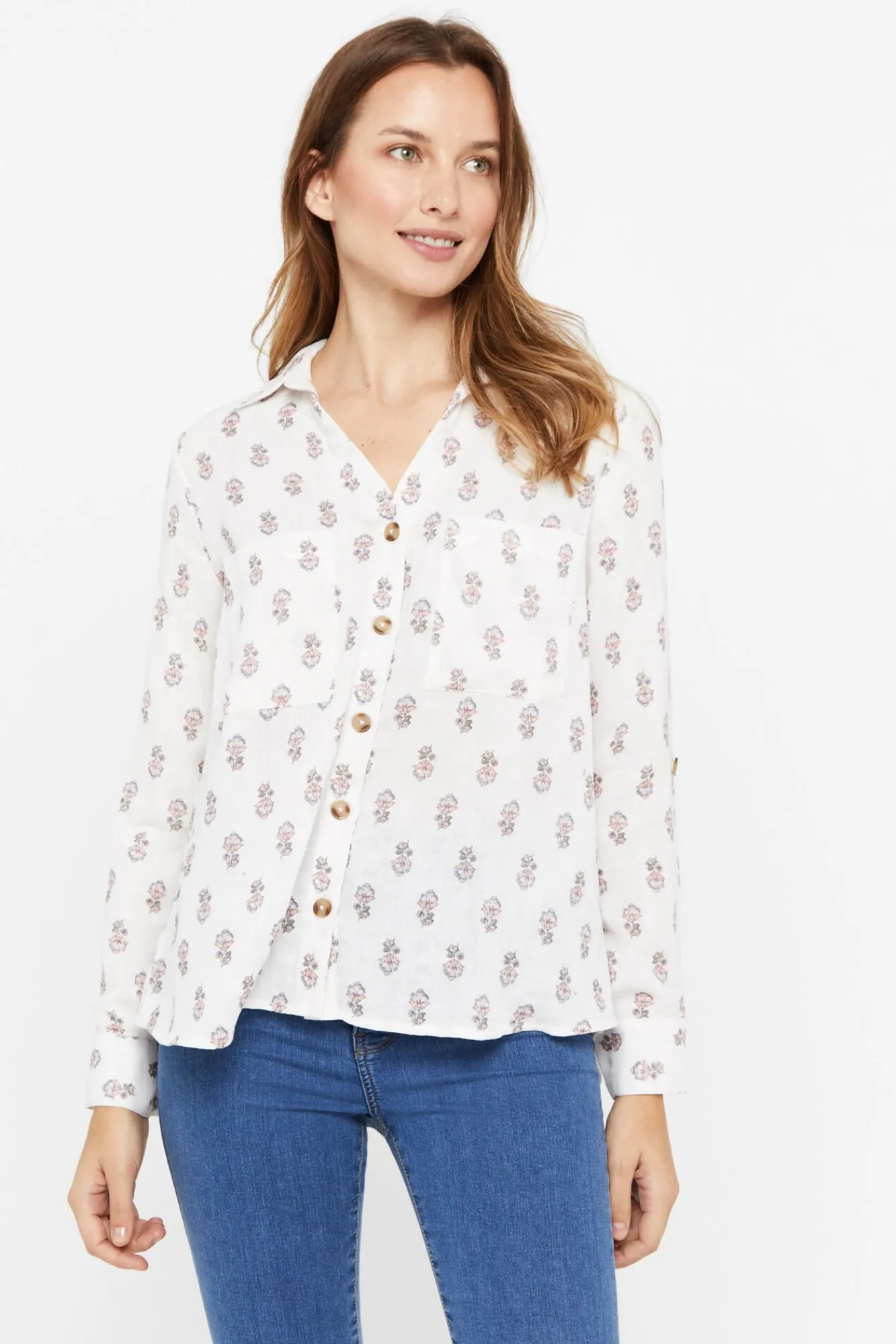 Camisa Algodon Rustico^Cortefiel Sale
