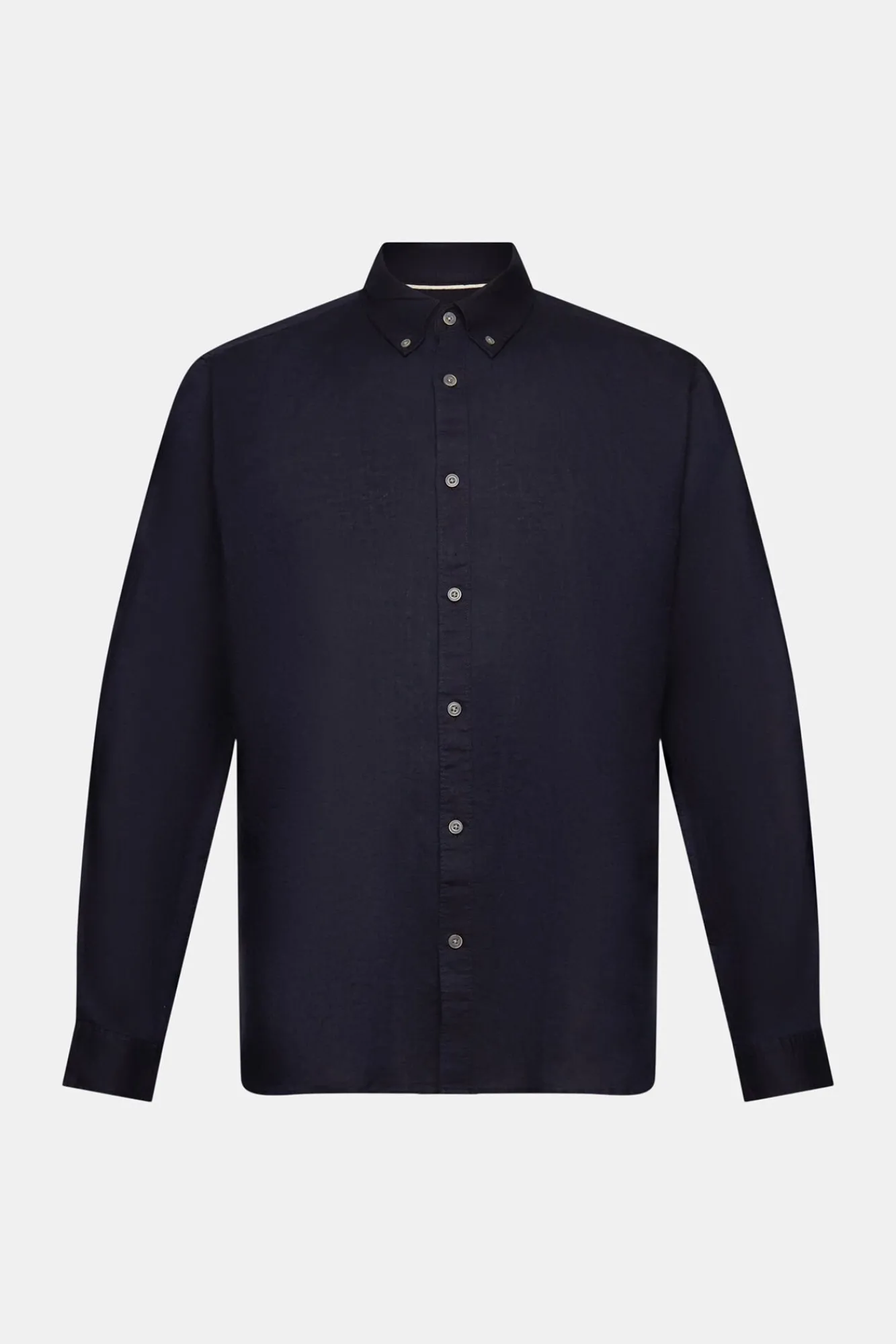 Camisa Basica Regular Fit Con Lino^Esprit Discount