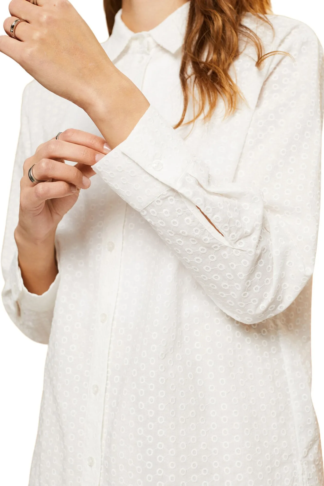 Camisa Bordada Algodon Loose Fit^Esprit Best