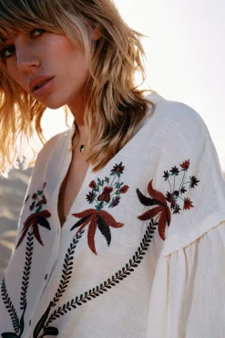 Camisa Bordado Posicionado^Slowlove Best Sale