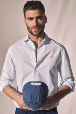 Camisa Cuadro Vichy Pequeno Manga Larga^Ooto Fashion