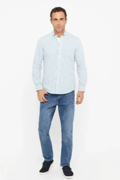 Camisa Cuadros Coolmax^Cortefiel Hot