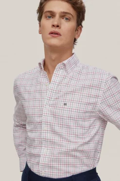Camisa Cuadros Non Iron + Antimanchas^Pedro del Hierro Hot
