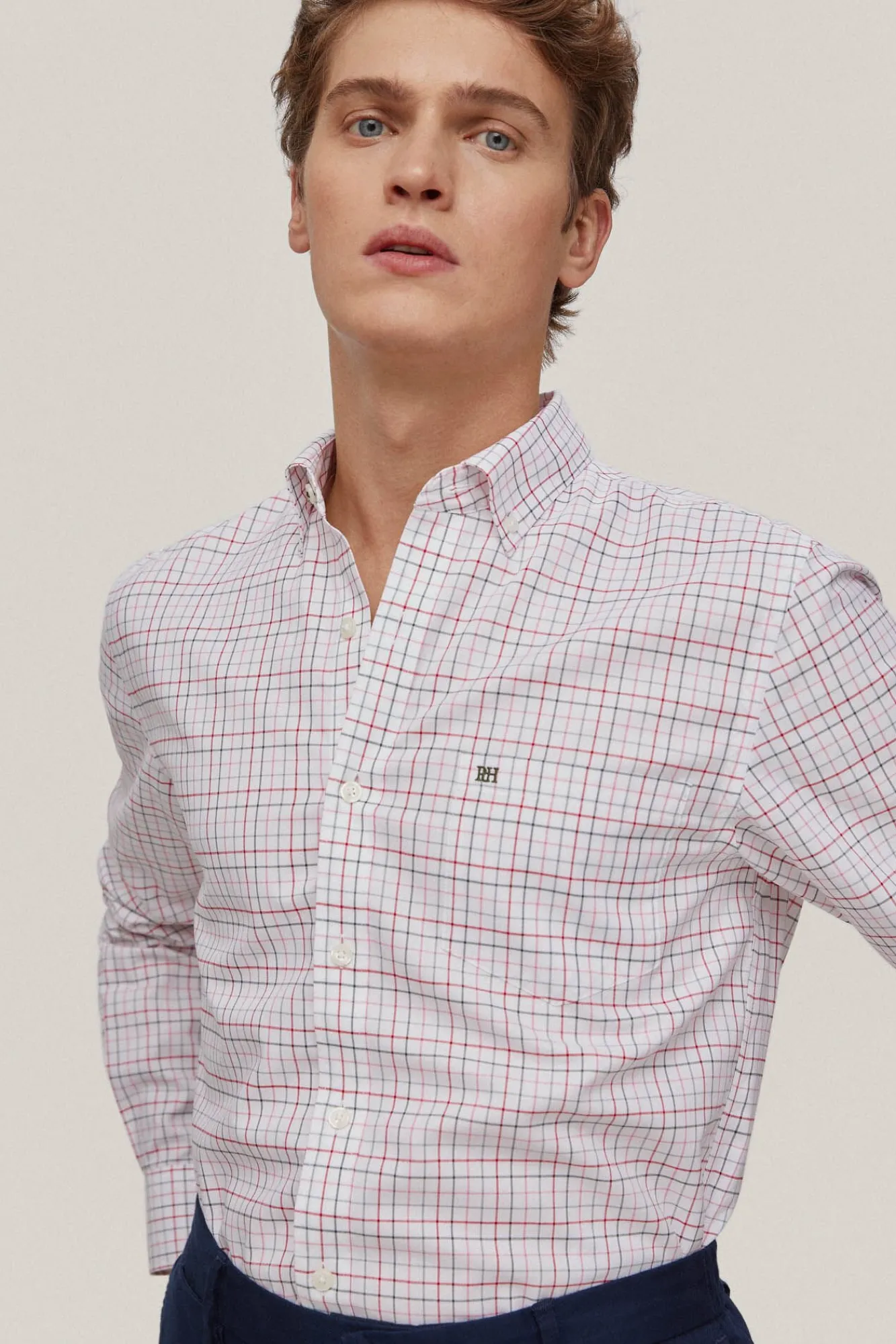 Camisa Cuadros Non Iron + Antimanchas^Pedro del Hierro Hot