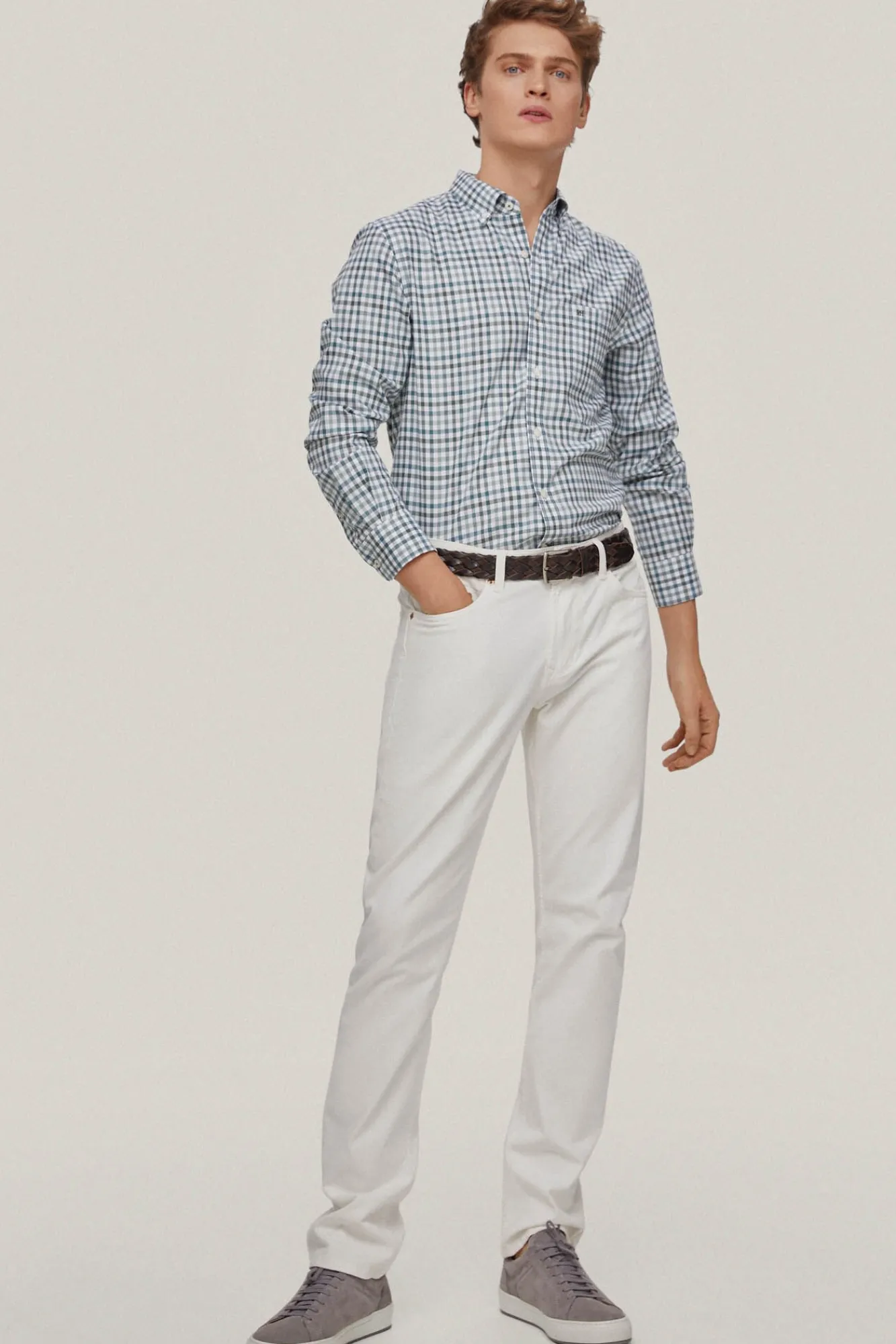 Camisa Cuadros Non Iron + Antimanchas^Pedro del Hierro Cheap