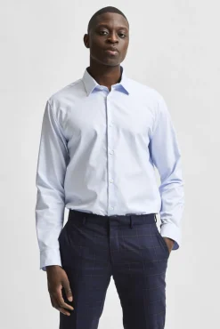 Camisa De Manga Larga De Vestir 100% Algodon Regular Fit^Selected Clearance