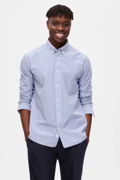 Camisa De Manga Larga Y Regular Fit Algodon Organico.^Selected New