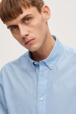 Camisa De Manga Larga Y Regular Fit Algodon Organico.^Selected Online