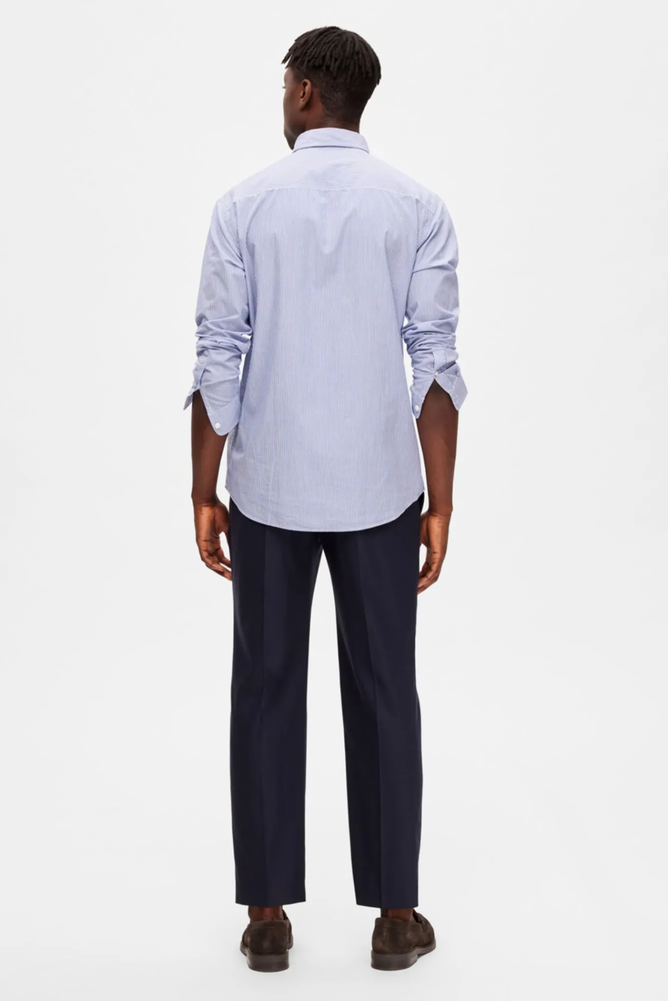 Camisa De Manga Larga Y Regular Fit Algodon Organico.^Selected New