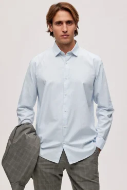Camisa De Vestir De Manga Larga Algodon Organico^Selected Best Sale