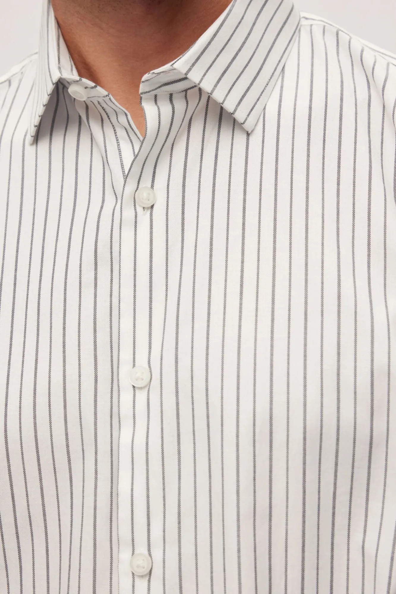 Camisa De Vestir De Manga Larga Algodon Organico^Selected Outlet