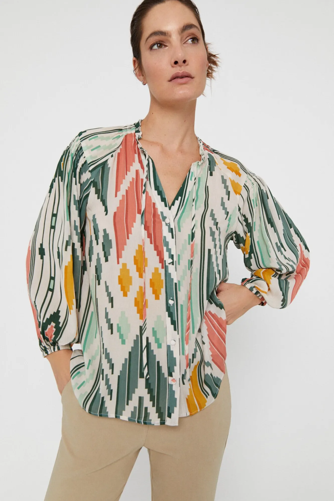 Camisa Estampada^Cortefiel Store