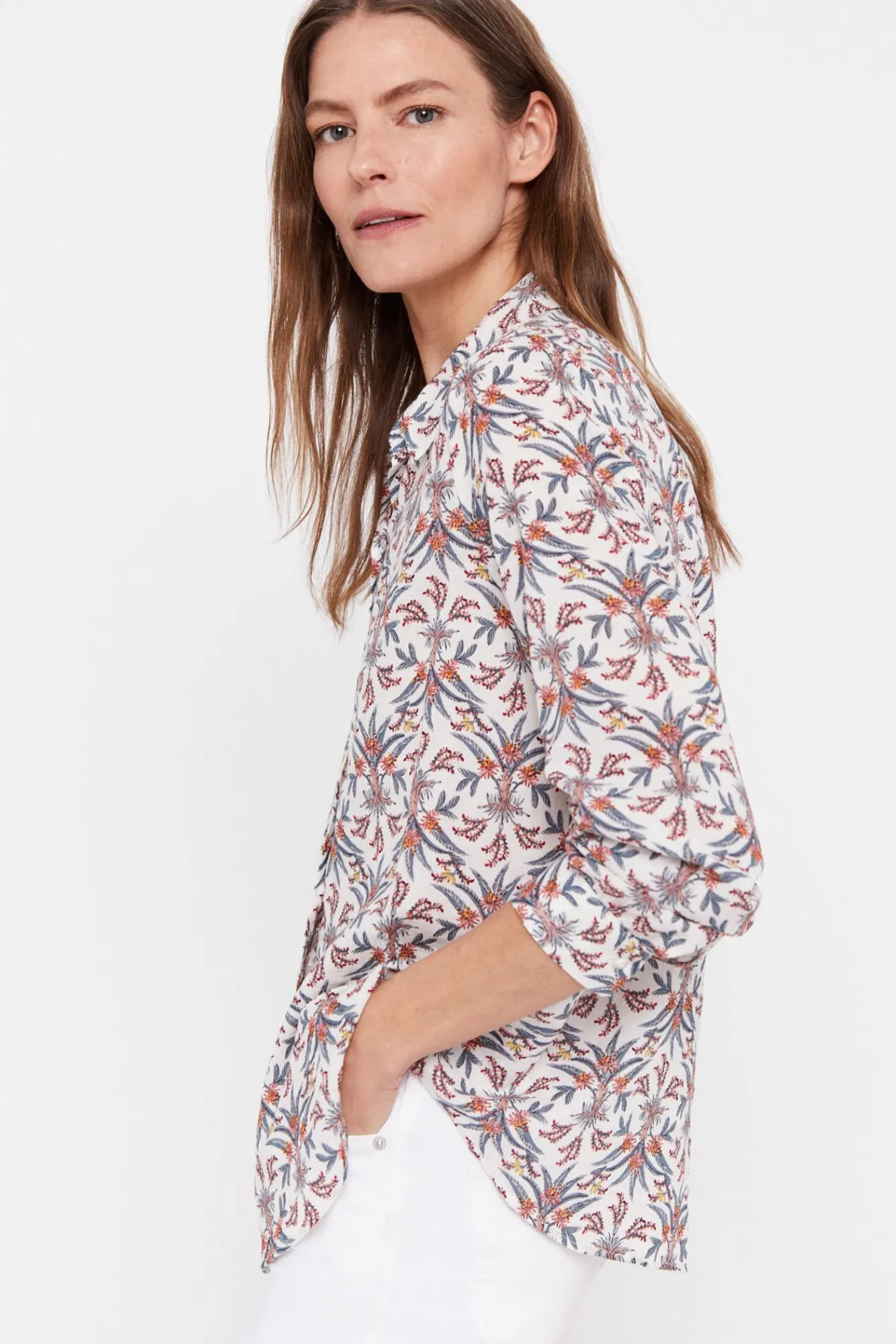 Camisa Estampada Algodon^Cortefiel Fashion