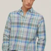 Camisa Lino Cuadro Madras^Pedro del Hierro Outlet