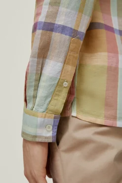 Camisa Lino Cuadro Madras^Pedro del Hierro Cheap