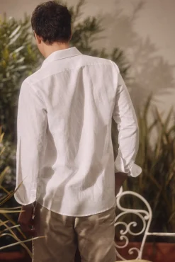 Camisa Lino Manga Larga^Ooto Store