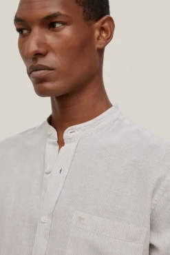 Camisa Lino Rayas Cuello Mao^Pedro del Hierro Sale