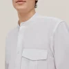 Camisa Lisa Cuello Mao^Pedro del Hierro Best Sale