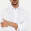 Camisa Lisa Lino Algodon^Cortefiel Fashion