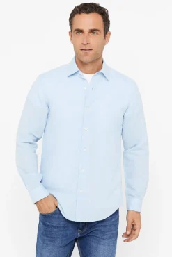 Camisa Lisa Lino Algodon^Cortefiel Best Sale