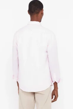 Camisa Lisa Lino Algodon^Cortefiel New