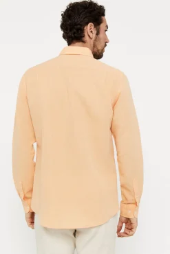 Camisa Lisa Lino Algodon^Cortefiel Cheap