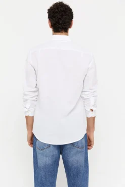 Camisa Lisa Lino Algodon^Cortefiel Fashion