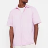 Camisa Lisa Lino Algodon Manga Corta^Cortefiel Hot