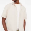 Camisa Lisa Lino Algodon Manga Corta^Cortefiel Online