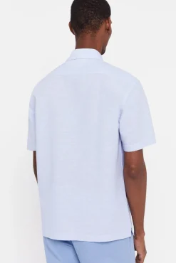 Camisa Lisa Lino Algodon Manga Corta^Cortefiel Best Sale