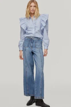 Camisa Manga Larga Volante^Pedro del Hierro New
