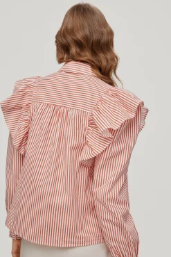 Camisa Manga Larga Volante^Pedro del Hierro Outlet