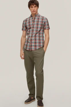 Camisa Non Iron Cuadros Manga Corta^Pedro del Hierro Clearance