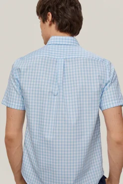 Camisa Non Iron Cuadros Manga Corta^Pedro del Hierro Hot